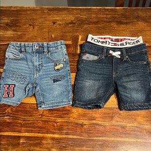Tommy Hilfiger Kids Denim Shorts - Blue